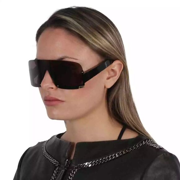 GUCCI Sunglasses GG1637S 003 Black/Grey Unisex Shield NEW - Picture 11 of 11